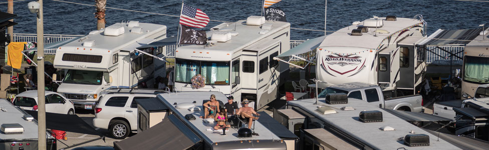 Camping at Daytona