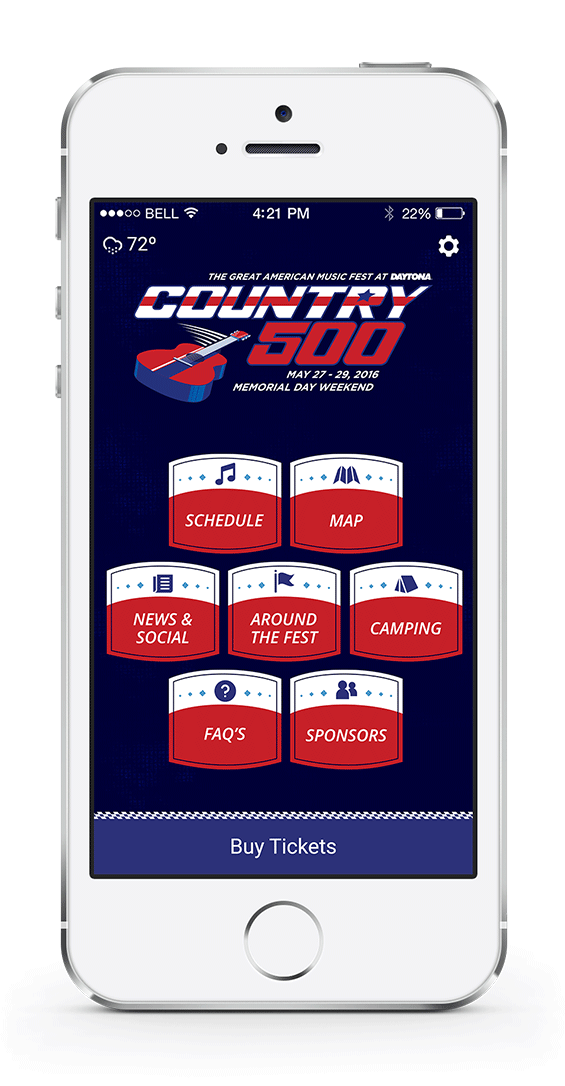 Country500 iPhone App QR Code